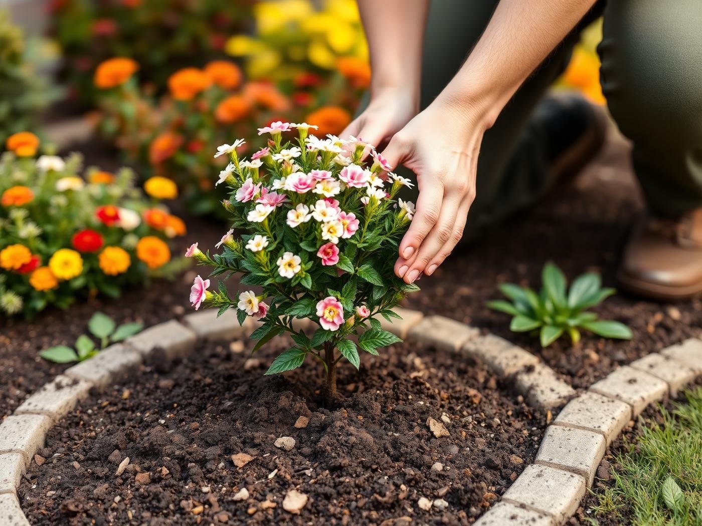 Planting in Alpharetta, GA — LawnWorx project
