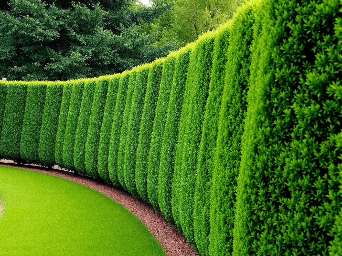 Privacy Hedges in Alpharetta, GA — LawnWorx project