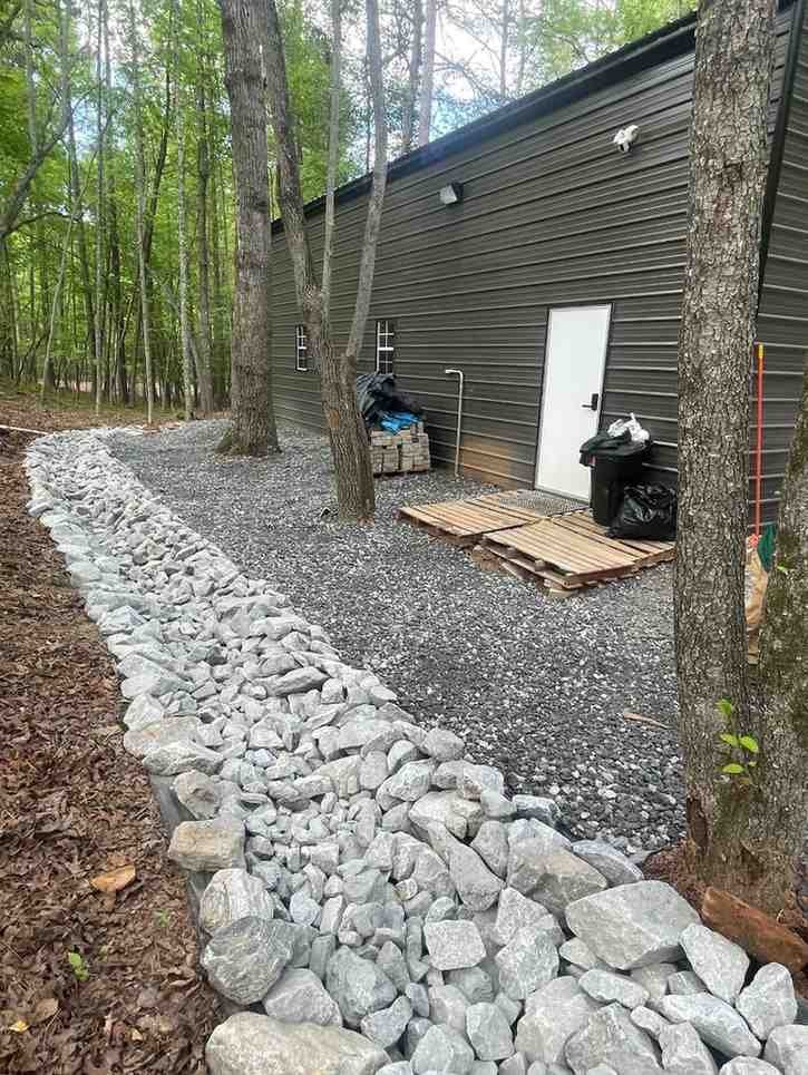 Mulch Installation in Buford, GA — LawnWorx project